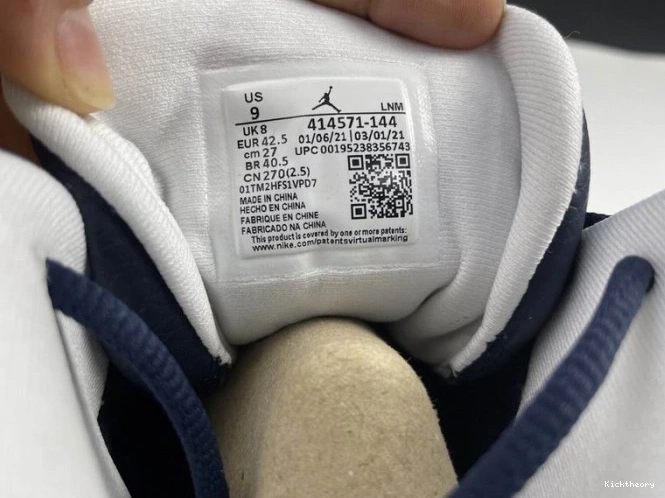 Kicktheory 414571-144 Dark Air Powder Jordan Blue 13 0711